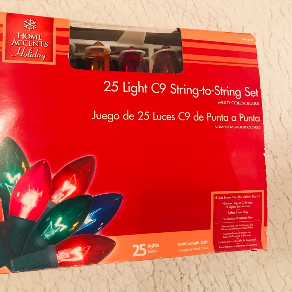 NIB-Holiday Multi Color Lights - Picture 8 of 8